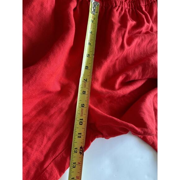 Tommy Bahama red jumpsuit Linen-Blend Red Off-The-Shoulder MINT - Picture 8 of 9